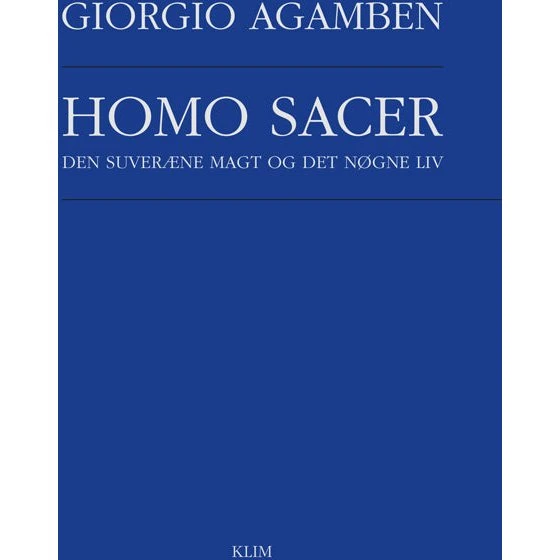 Homo Sacer - Giorgio Agamben
