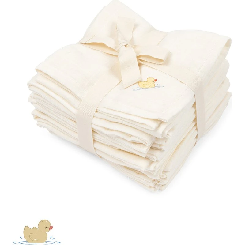 Konges Sløjd Fanga Nuvoli 10-pak stofbleer – Antique White