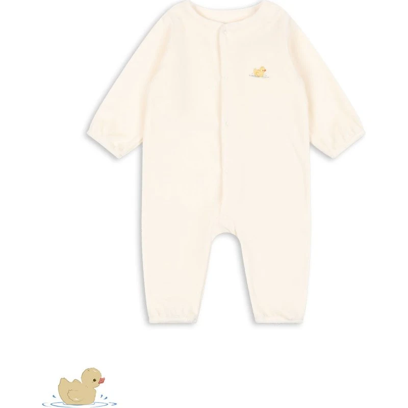 Konges Sløjd Elu Fanga onesie, Antique White (GOTS)