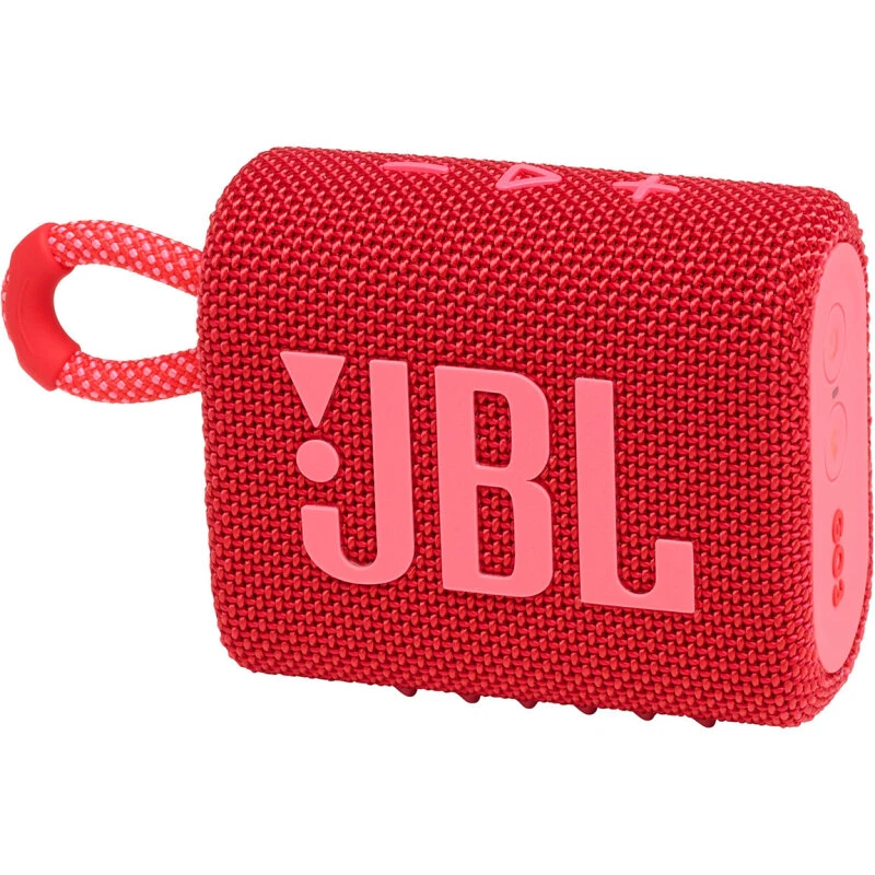 JBL Go 3 Bluetooth-højttaler 4,2W – rød, 5 timers batteri