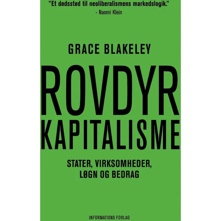 Rovdyrkapitalisme af Grace Blakeley