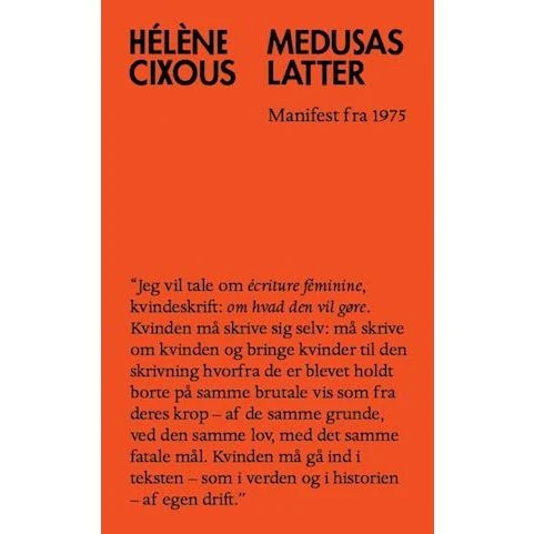 Hélène Cixous: Medusas latter - Bog
