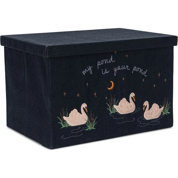 Konges Sløjd Swan opbevaringskasse 41,5x31,5x30 cm