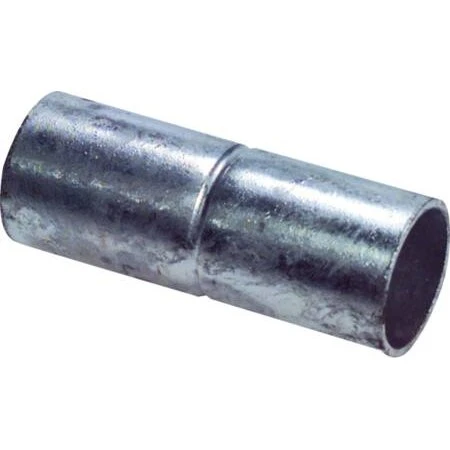 MUFFE KORT 32MM (1 1/4") VARMGALVANISERET
