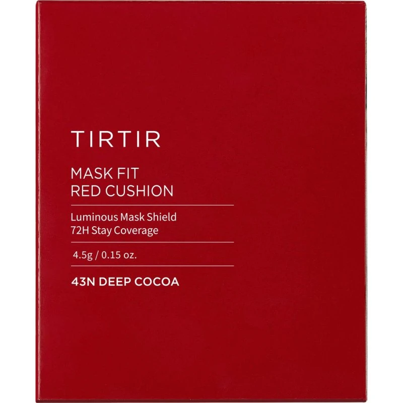 TIRTIR Mask Fit Red Mini Cushion Foundation 43N Deep Cocoa 4,5g