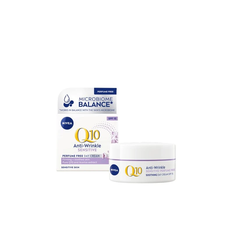 NIVEA Q10 Sensitive Dagcreme 50 ml (Parfumefri)