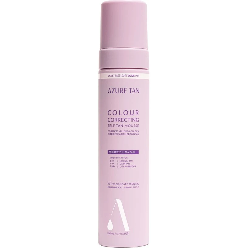 Azure Tan Violet Base Selvbruner Mousse Medium til Ultra Dark 200ml