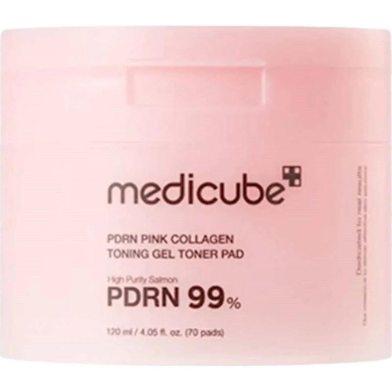 Medicube PDRN Pink Collagen Toning Gel Toner Pad 120 ml