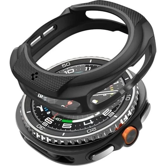 Spigen Liquid Air Etui til Galaxy Watch 8 Classic (46mm) - Sort