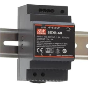 Din-Mont HDR-60-24 Strømforsyning 60W 24V 2,5A