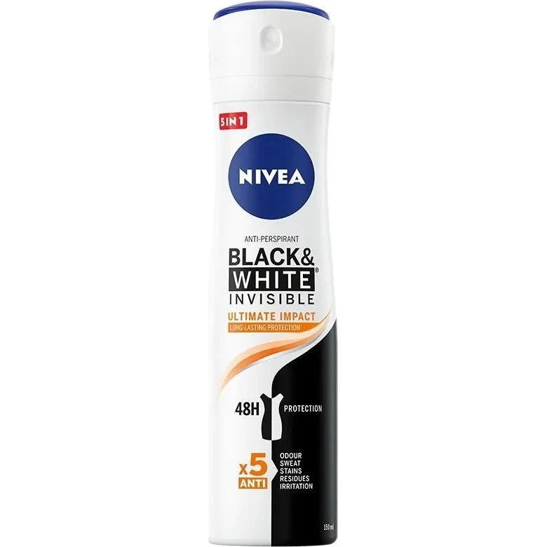 NIVEA Black & White Invisible Ultimate Impact 5in1 150 ml