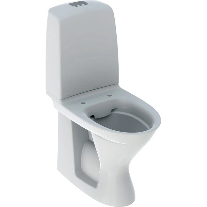Ifö Spira toilet, uden skyllekant, hvid