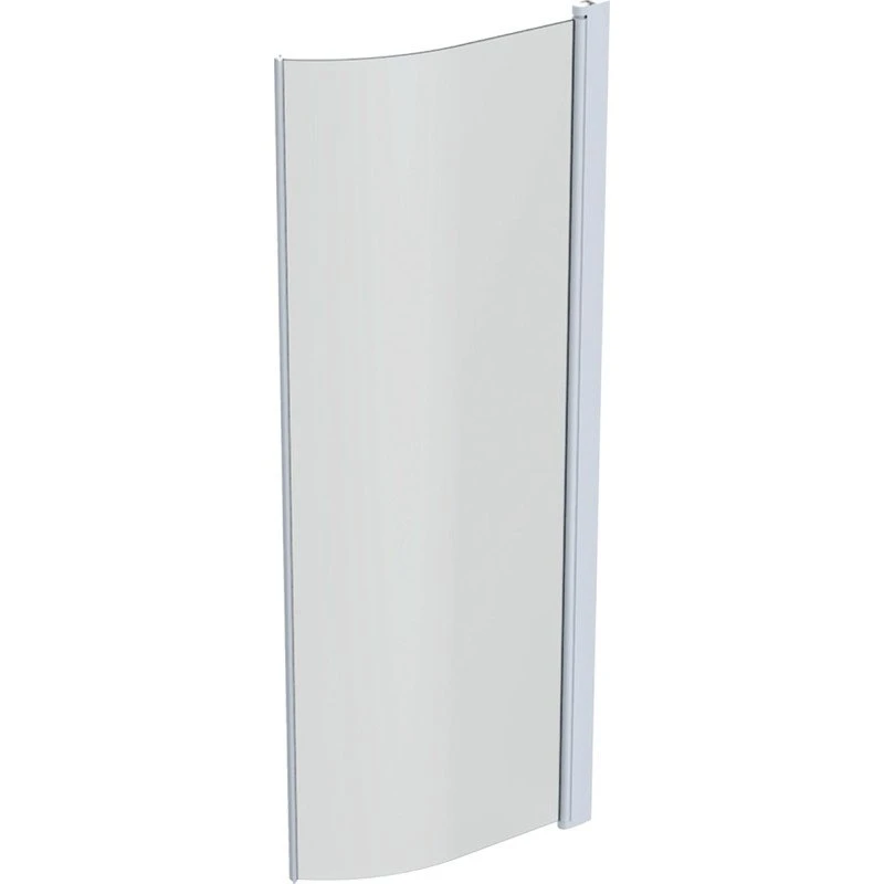 Contura Shower Space brusedør, 73,1 cm, frostet glas, hvid profil