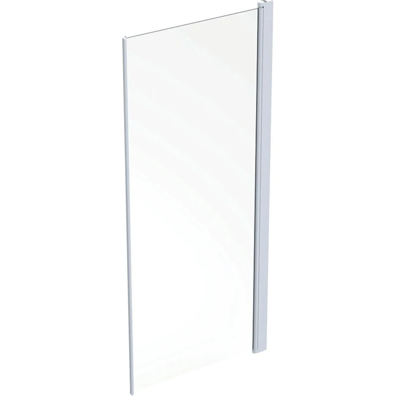 Contura Shower Space brusedør, 87 cm, klart glas, hvid profil