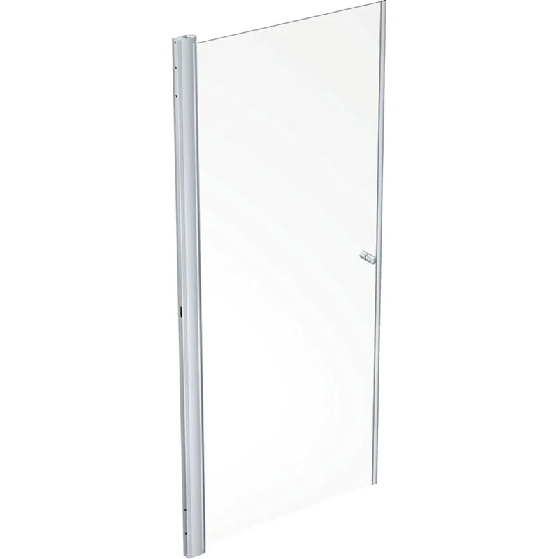 Contura Shower Space brusedør, 82 cm, klart glas, aluminium profil