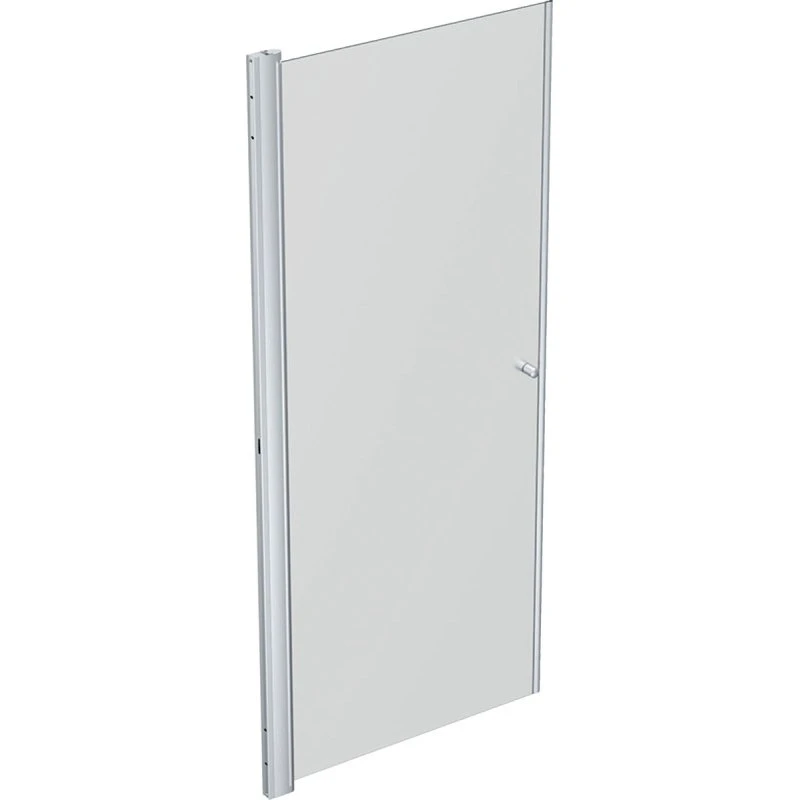 Contura Shower Space brusedør, 87 cm, frostet glas, aluminium