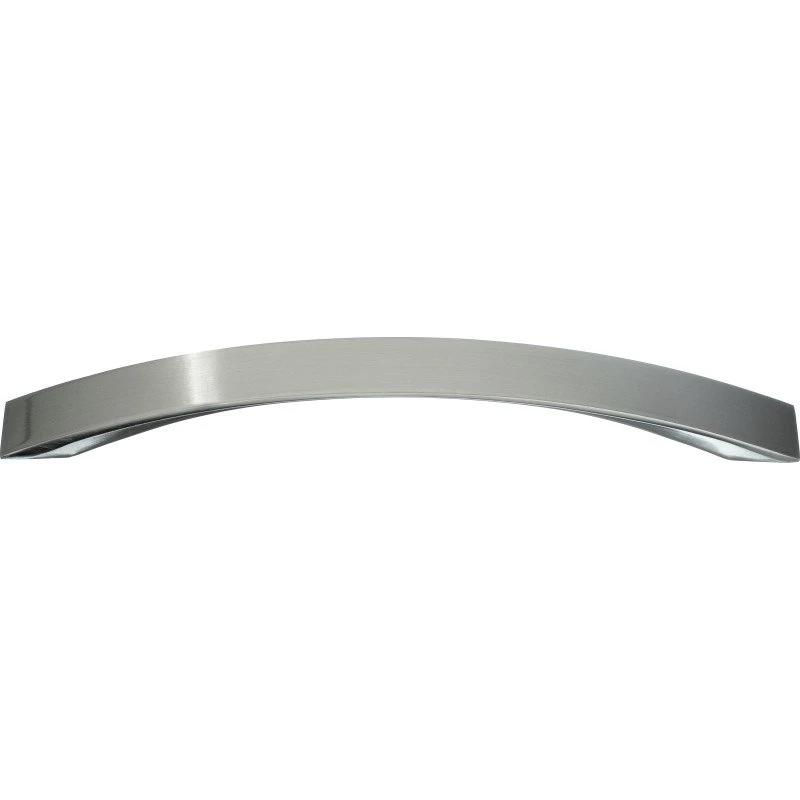 Beslagsboden bøjlegreb, cc 160 mm, børstet nikkel