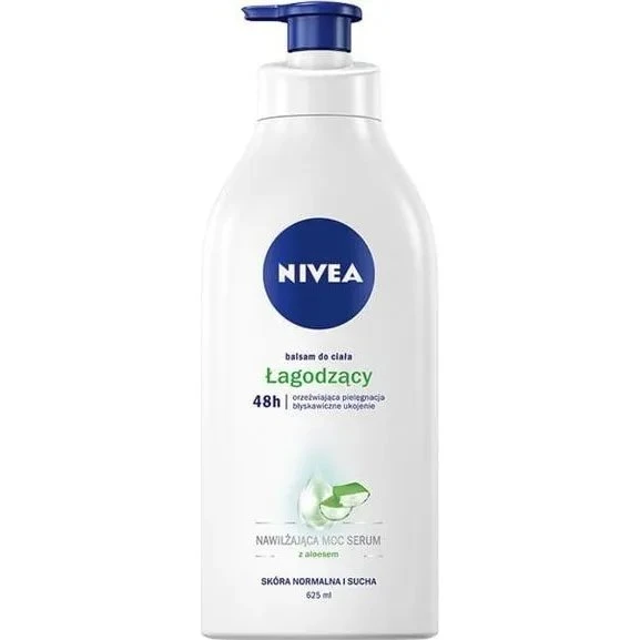 NIVEA Soothing Body Lotion med Aloe Vera 625 ml pumpe
