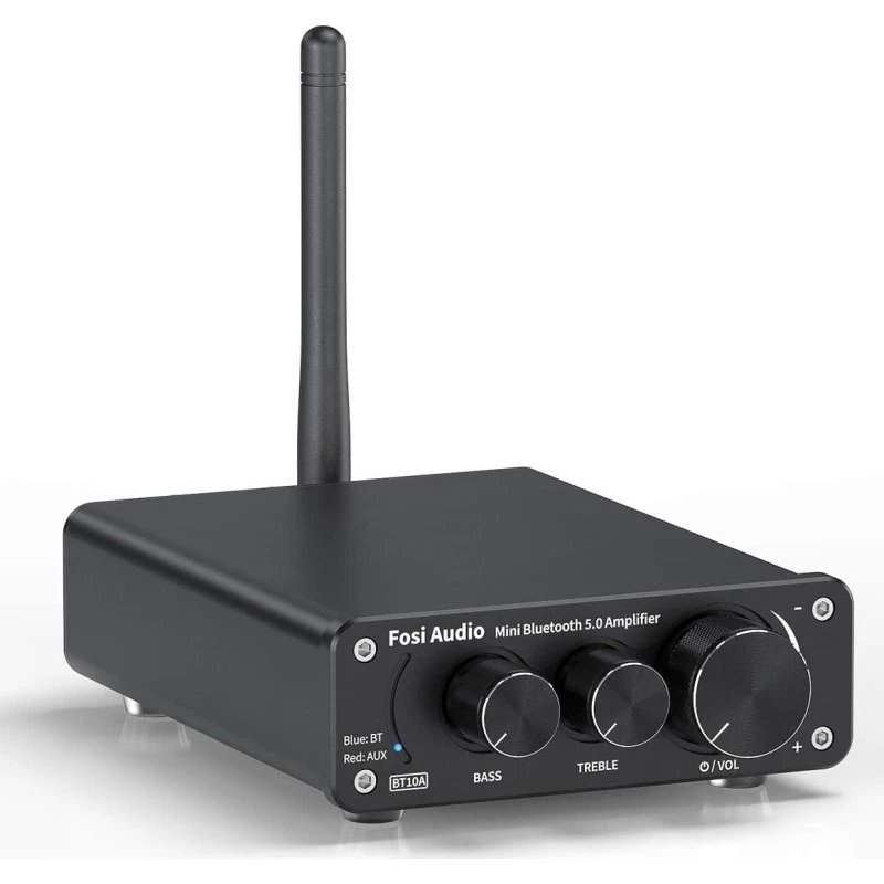 Fosi Audio BT10A Bluetooth 5.0 Stereo Forstærker 50W x 2