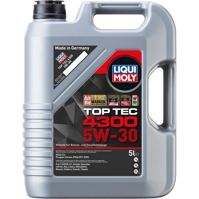 Liqui Moly Top Tec 4300 5W-30 Motorolie 5 L