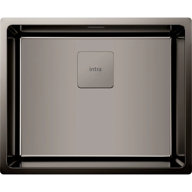 Intra FlexLinea 5040-TITAN køkkenvask, 54x44 cm, sort krom