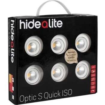 Optic S Quick ISO Kit 6x4,5W 3000K Hvid Downlight