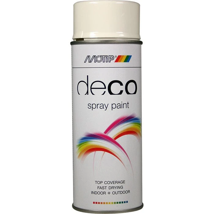 Motip Deco RAL 9010 Hvid Spraymaling 400 ml