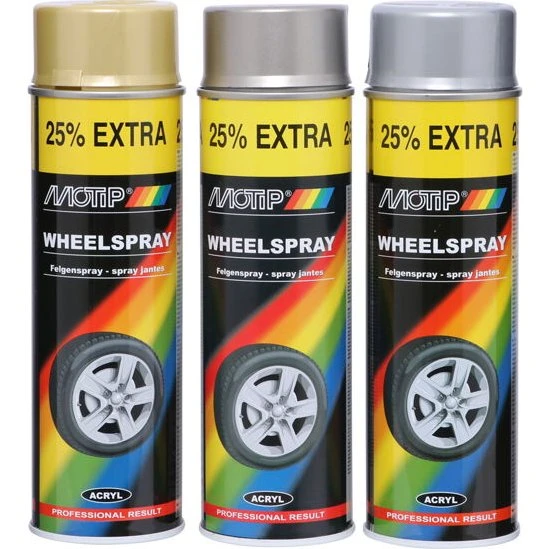 Motip Fælgspray Stålgrå 500 ml