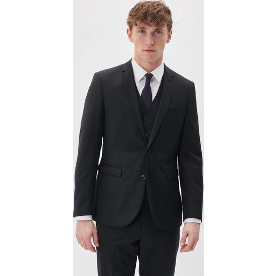 Matinique George F Blazer i uldblanding med stretch