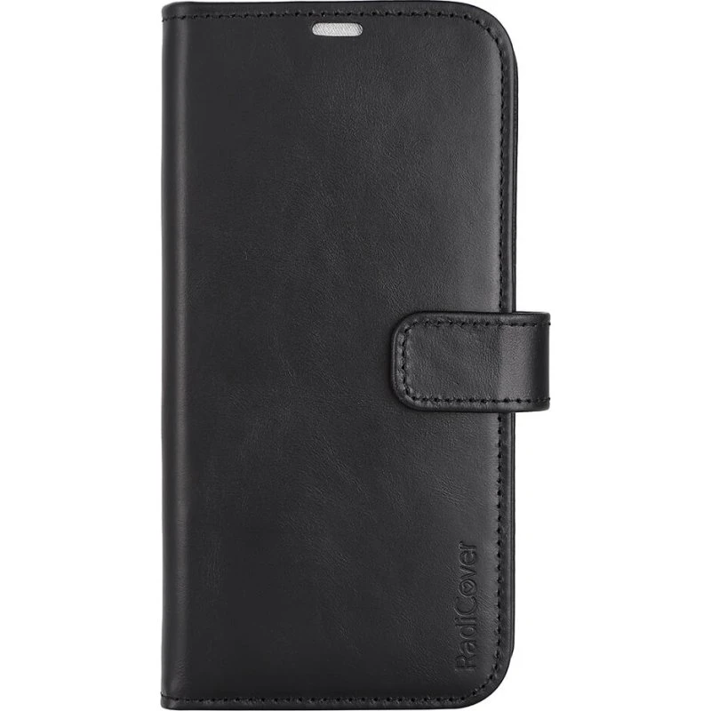 Radicover 2-i-1 Wallet Case til iPhone 14 Plus - Sort Læder