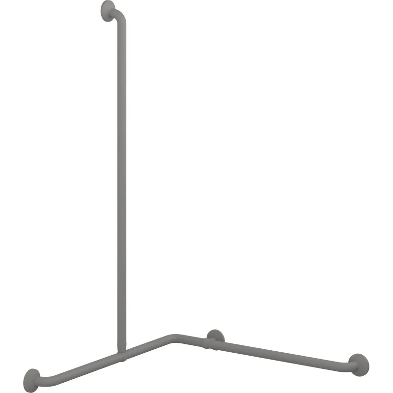 Pressalit Care Plus støttegreb og brusestang, 76,2x125 cm, grå