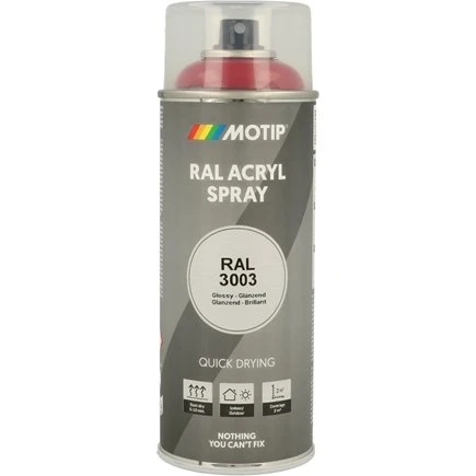 Motip High Gloss Spraymaling 400 ml – RAL 7039 Quartz Grey