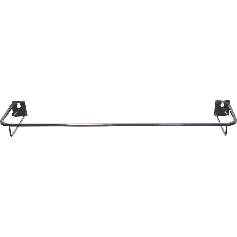 Gelænder i forkromet messing med 2 kroge, 500 x 120 mm
