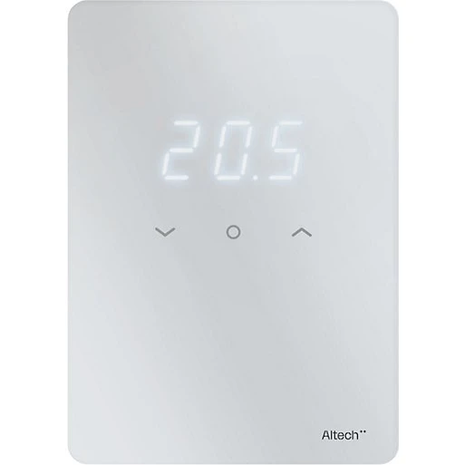 Altech Pro digital rumtermostat til gulvvarme, 230V - Hvid