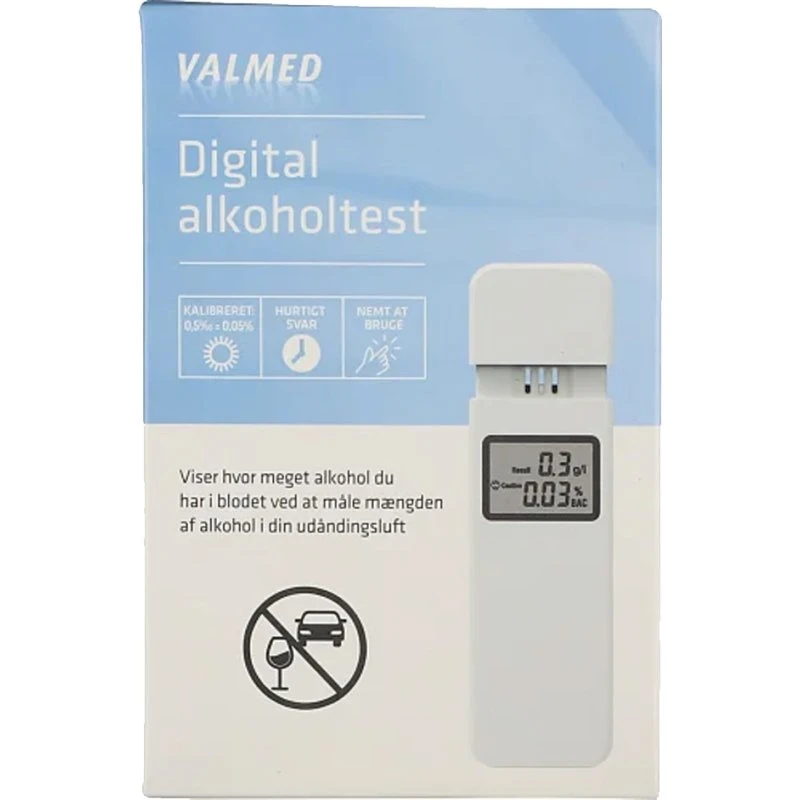 Valmed Digital Alkoholtest - 1 stk.
