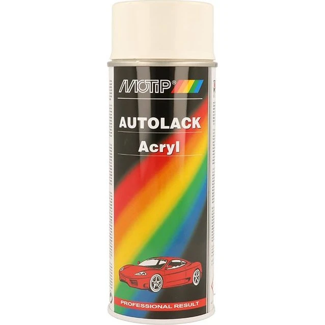 Motip Autoacryl 45730 bilreparationslak 400 ml (hvid)