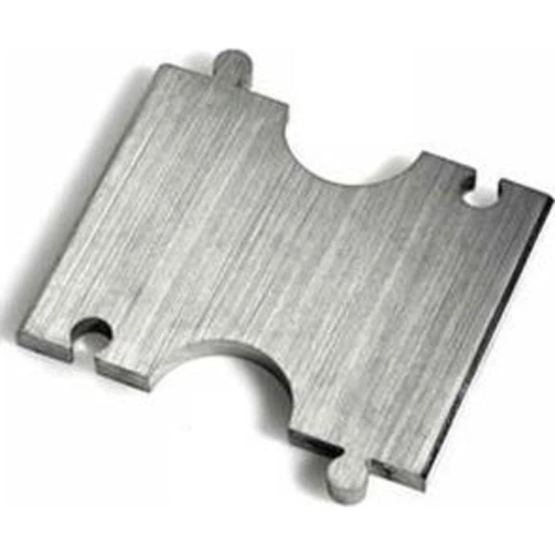 Click One Two mellemstykke, børstet rustfrit stål, 1/2" x 40 mm