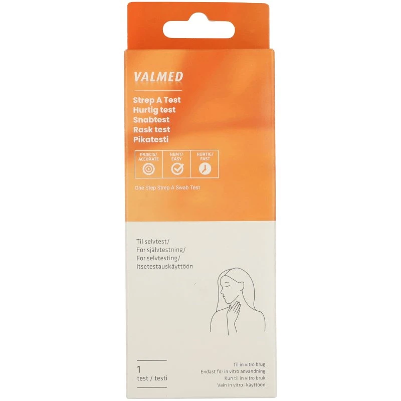 Valmed Strep A test (halsbetændelse) 1 stk