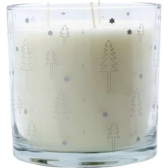 House Doctor Advent lys i glas, sølv, Ø12 cm