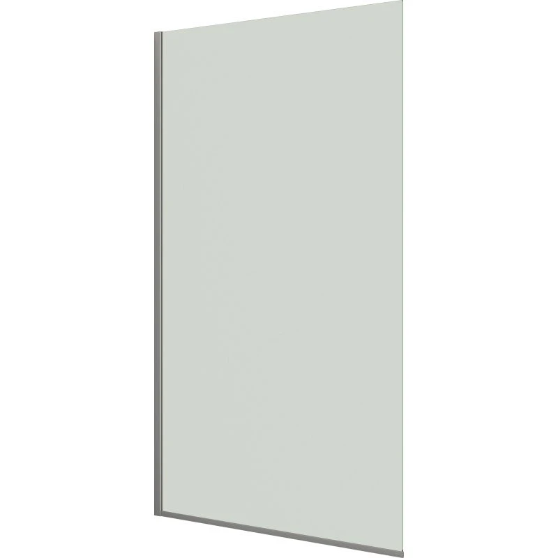 Dansani Match D brusevæg, 137 cm, klart glas, satin profil