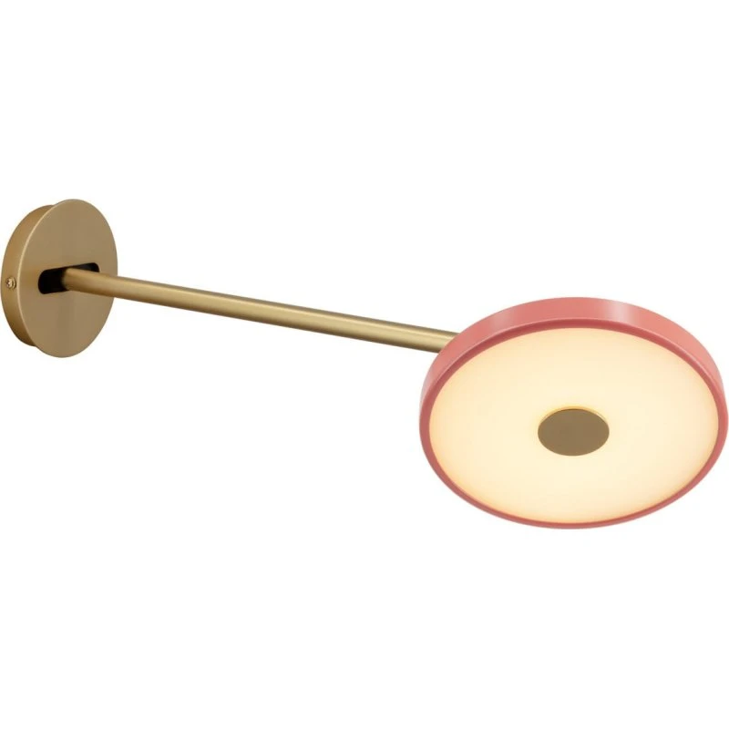 UMAGE Asteria Long LED-væglampe, Rose/Messing