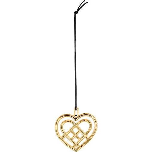 Rosendahl Karen Blixen Flettet Julehjerte i Guld, 6.5 cm