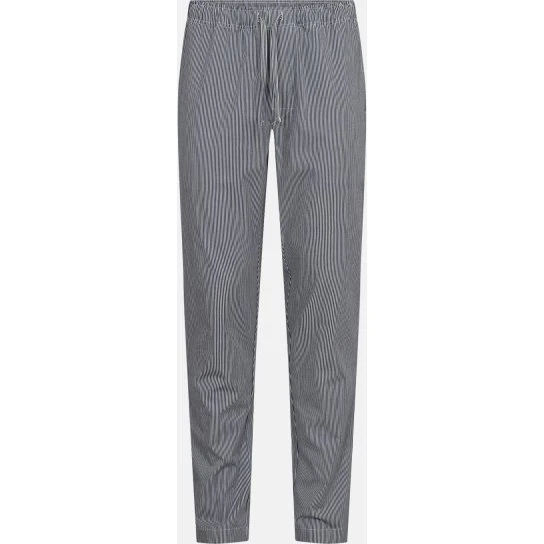 JBS of Denmark Pyjamasbukser i Bambusviskose - Navy Stribet