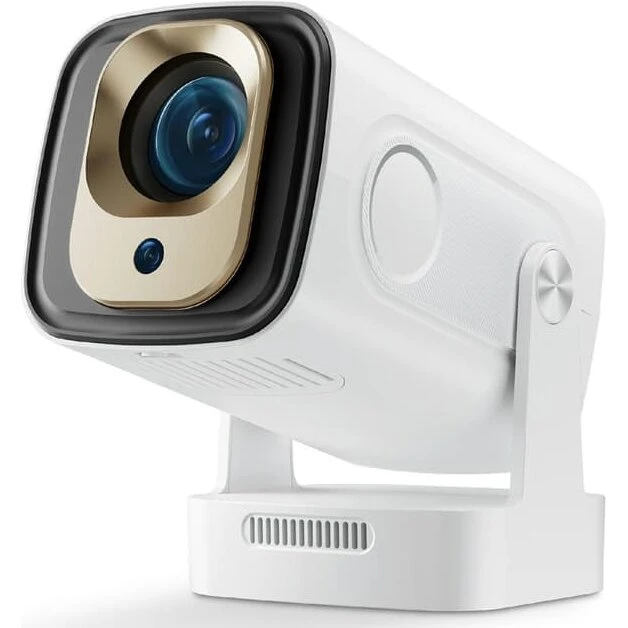 HY260 Pro Android 11 1080P LED-projektor 200 ANSI, Hvid
