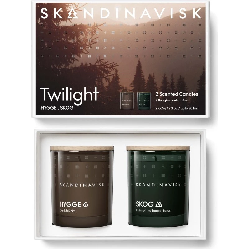 Skandinavisk Twilight Scented Candle Giftset - 2 x 65g