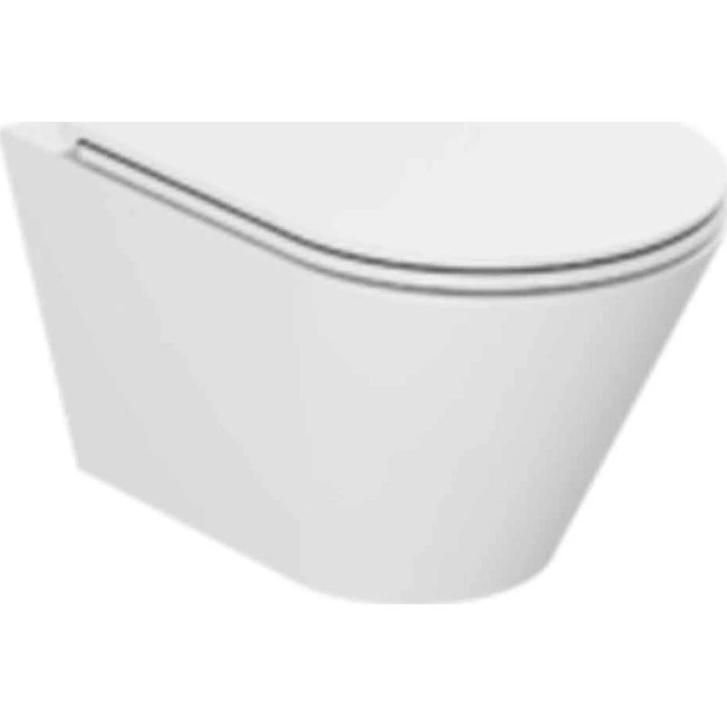 Lavabo Forma væghængt toilet, mat hvid, uden skyllekant