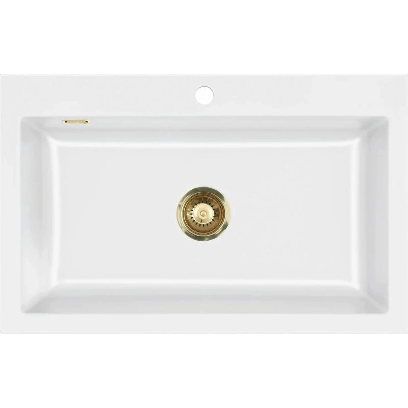 Lavabo Mera 80 køkkenvask, 80x51 cm, hvid