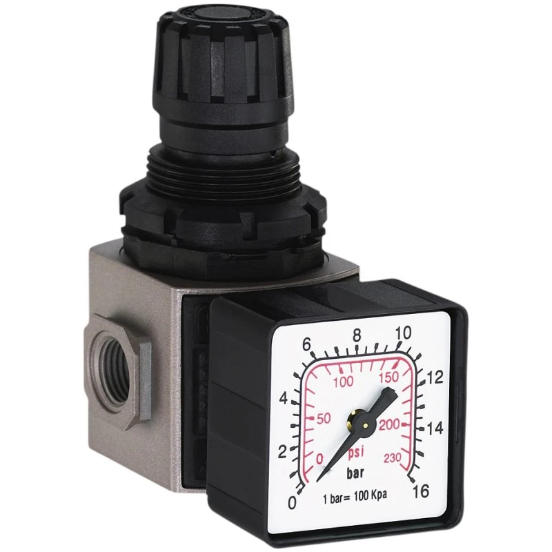 Flair reduktionsventil m/manometer 3/8"-1/2" E25/2