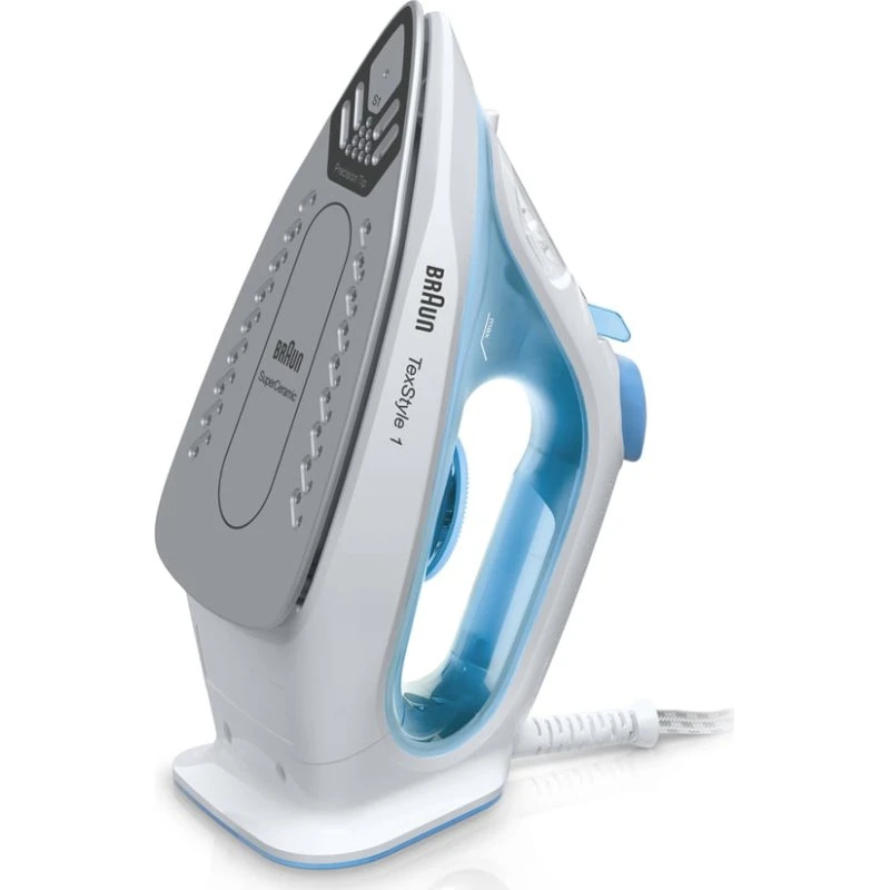 Braun TexStyle 1 SI1050BL Dampstrygejern 2000W Keramisk - Blå/Hvid