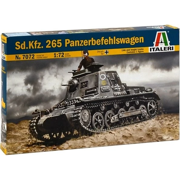 Italeri Sd.Kfz. 265 Panzerbefehlswagen Modelbyggesæt 1:72